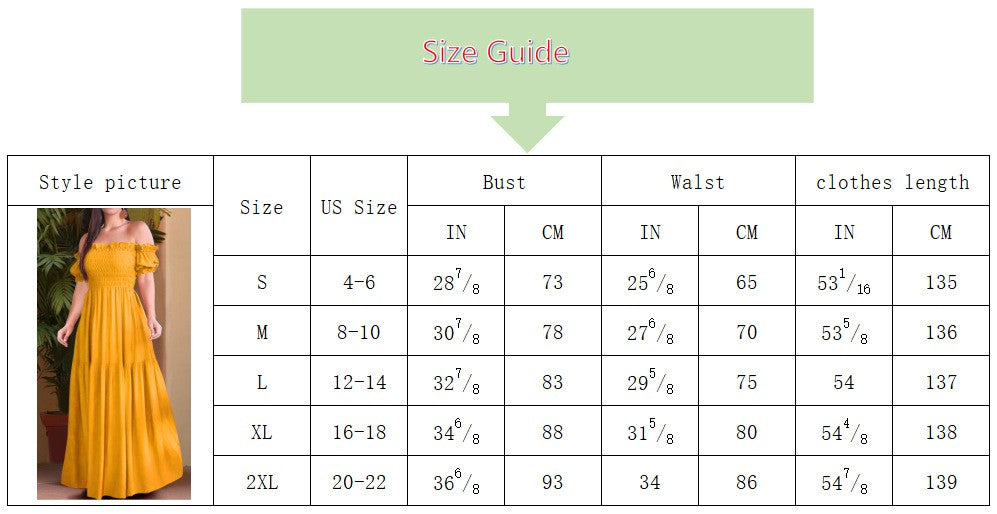 Graceful Tube-Top Solid-Colour Wide-Hem High-Waist Dress