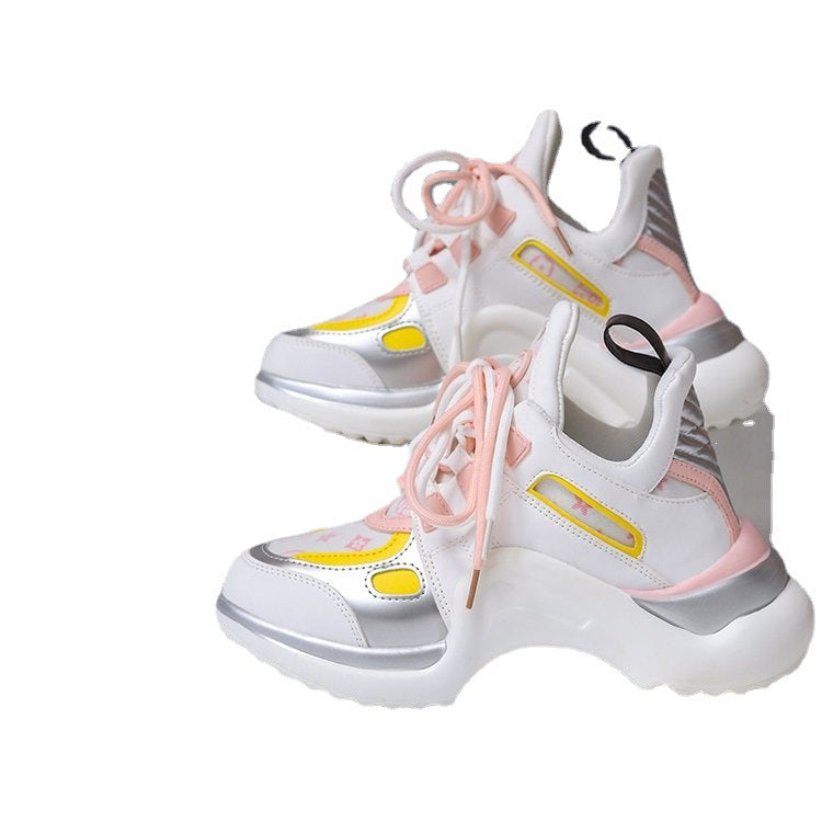 New Roman-Style Thick-Sole Sports Shoes For Women