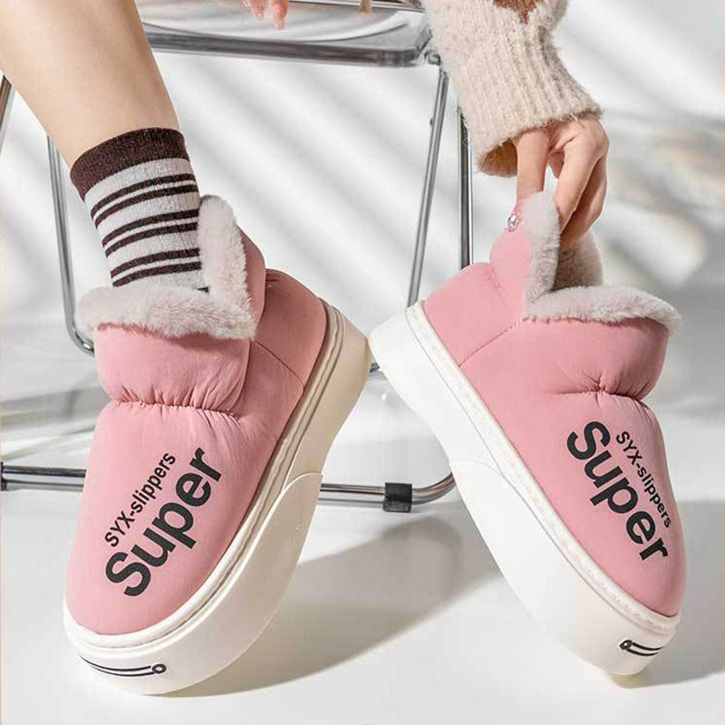 New****!!! - Winter Covered Heel Down Cotton Slippers For Women