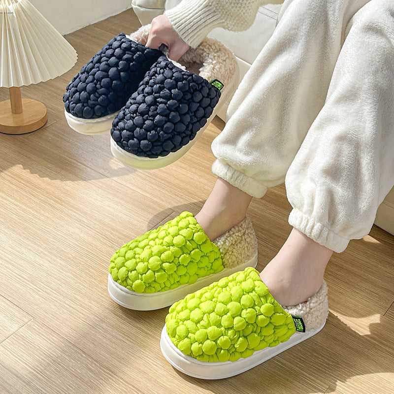 Bubbles Down Cotton Slippers For Women