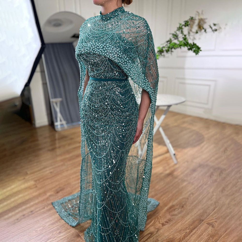 Pearl Light Luxury Trailing Dress
