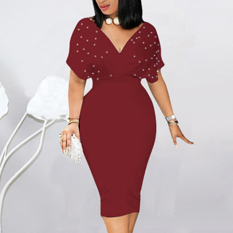 Bodycon Pencil Midi Dress - US Only