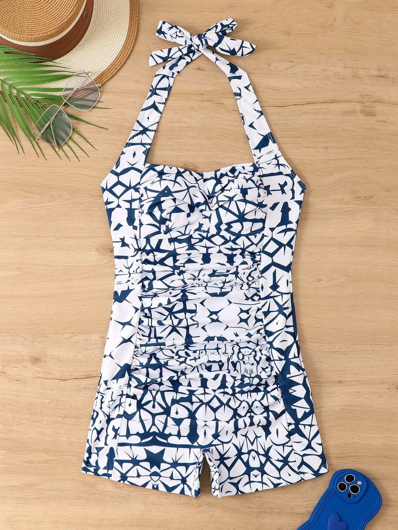 Tummy-Hiding Slimming Shorts Swimsuit