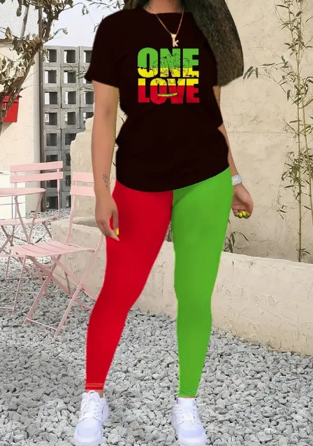 Women's T-Shirt & Leggings Set