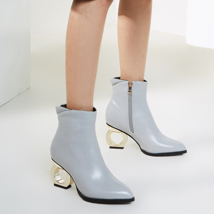 Elegant Pointed Short Boots