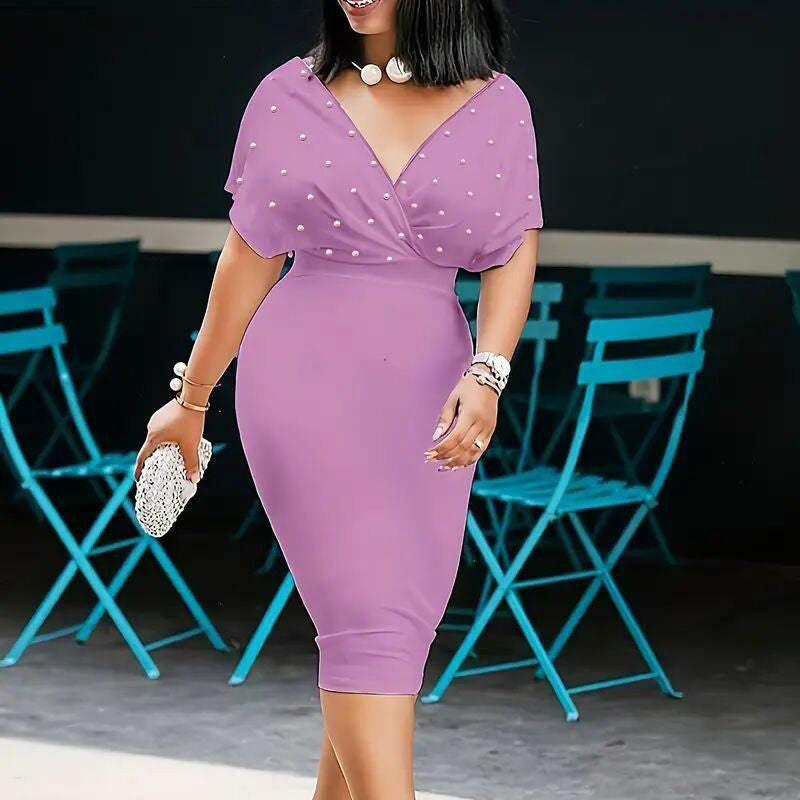 Bodycon Pencil Midi Dress - US Only