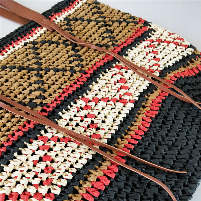 Hand-Woven Lingerie Straw Bag