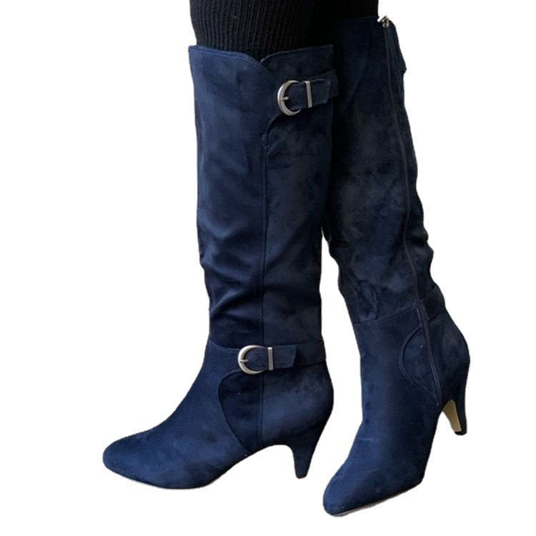 Wide-Calf Long Boots