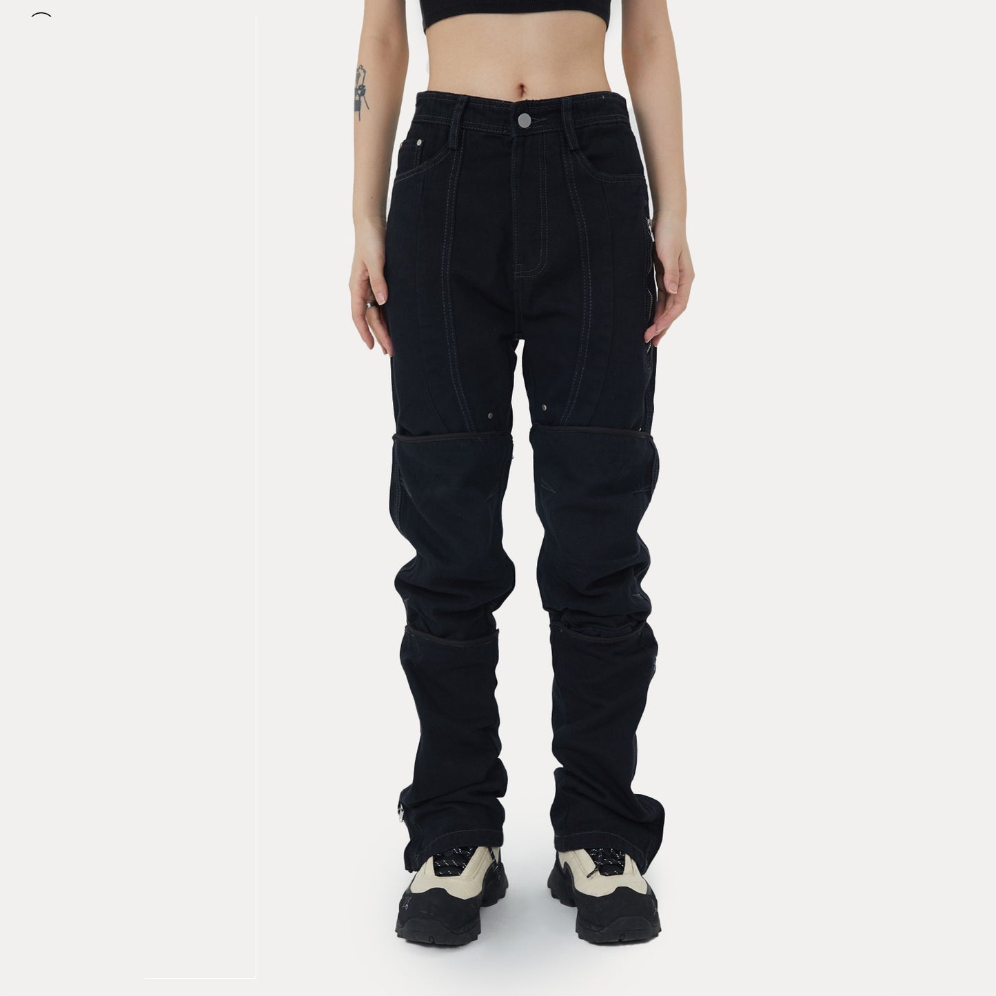 Women's Retro Street Camouflage Trousers