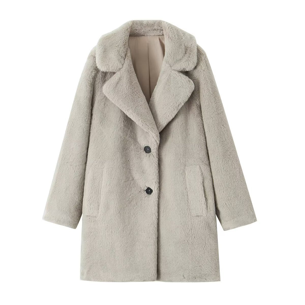 New Baggy Coat With Buttons