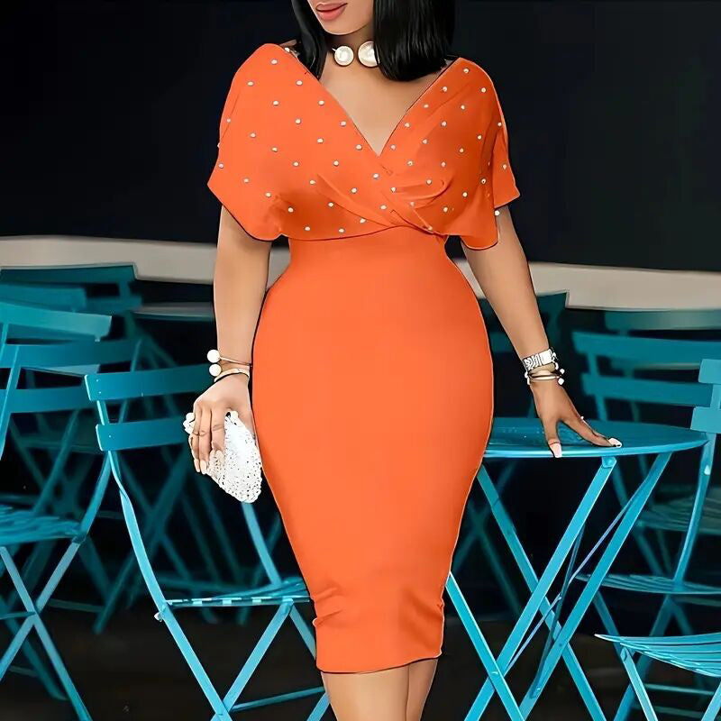 Bodycon Pencil Midi Dress - US Only