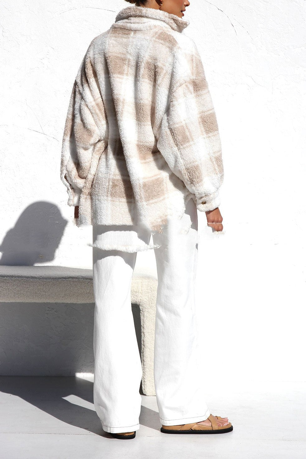 Women's Arctic Plush Plaid Jacket