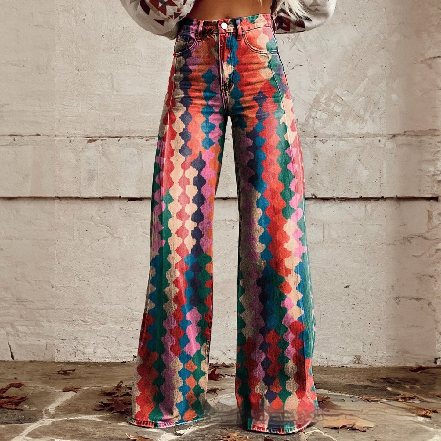 Imitation Jeans - Wide Leg