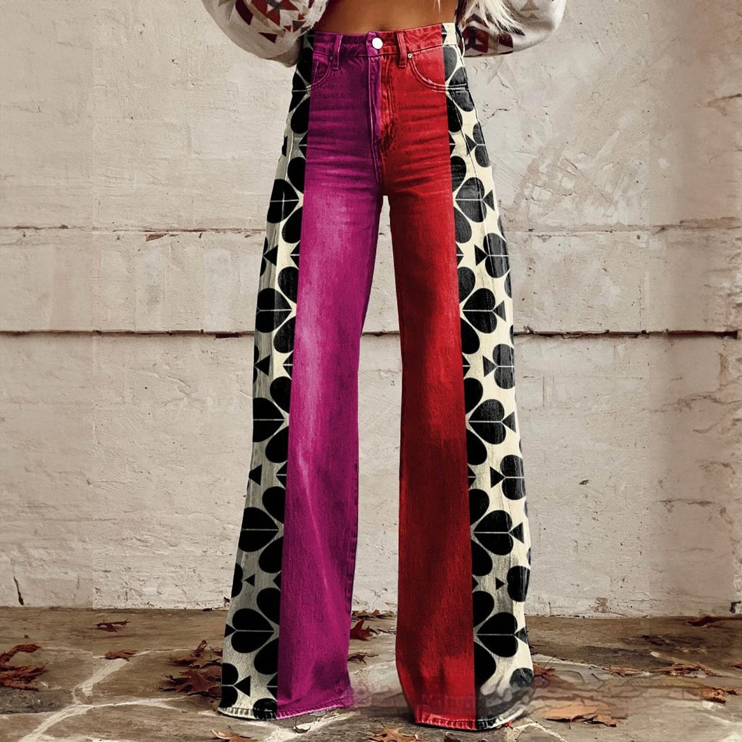 Imitation Jeans - Wide Leg