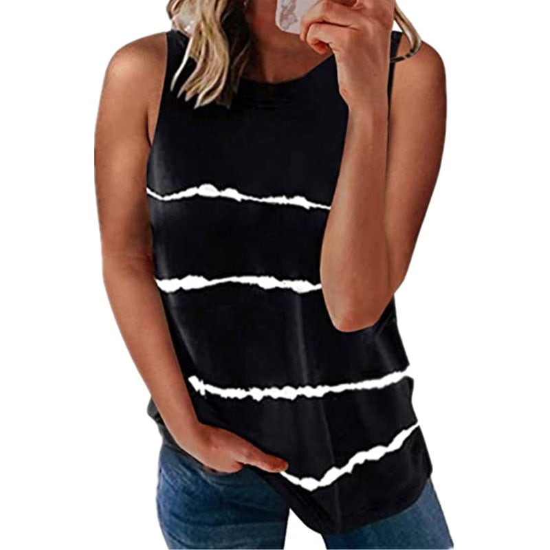 Striped Female Vest
