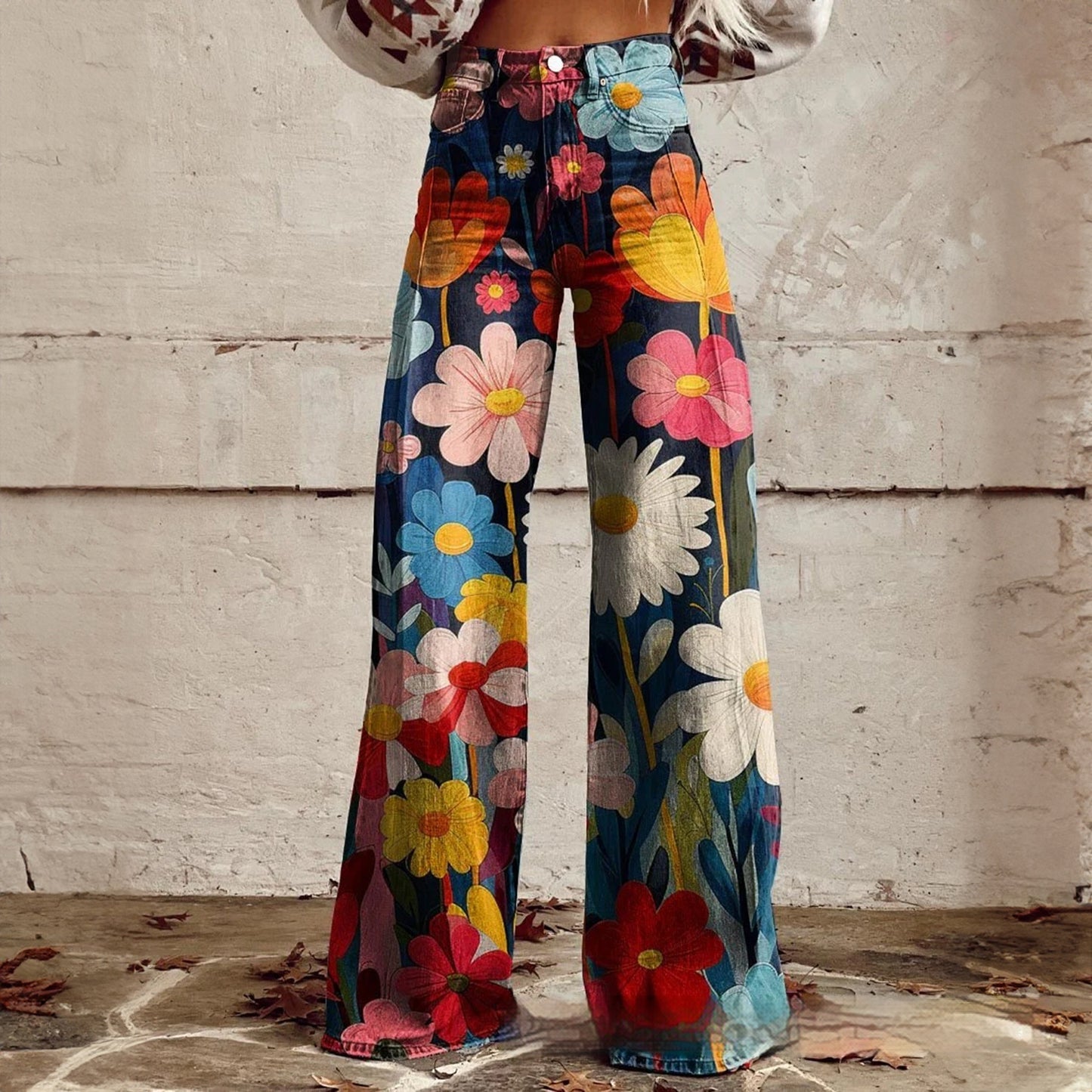 Imitation Jeans - Wide Leg