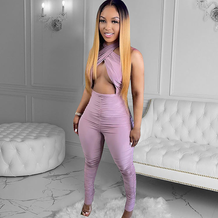 Multicoluor Urban Trend Style Jumpsuit