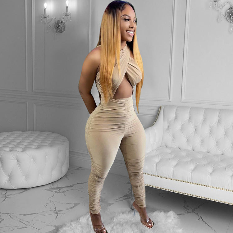 Multicoluor Urban Trend Style Jumpsuit