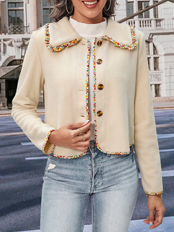 Long-Sleeve Lace Jacket