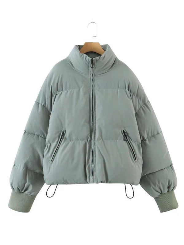 All-Match Stand-Collar Puffer Coat