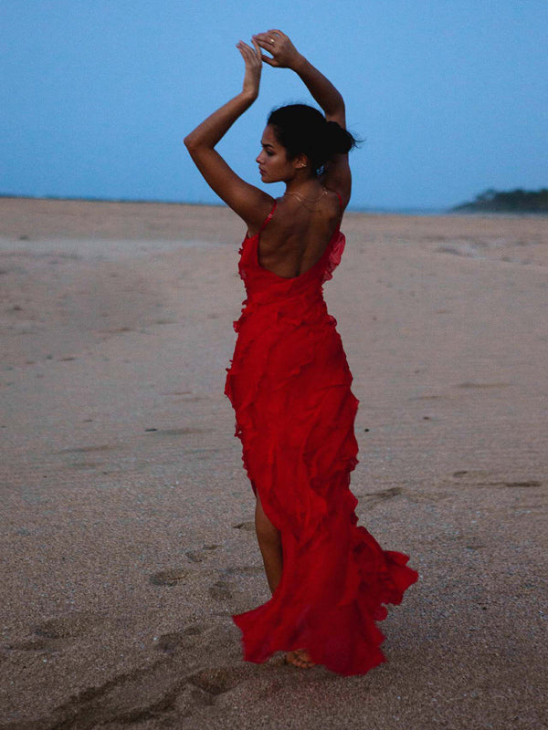 Romantic Knit Everyday Long Dress