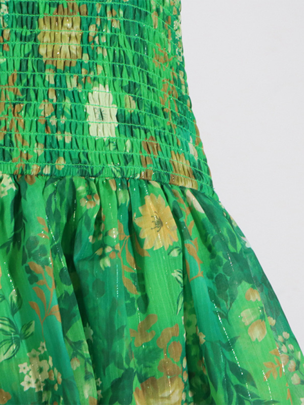 Lotus Leaf Long Dress