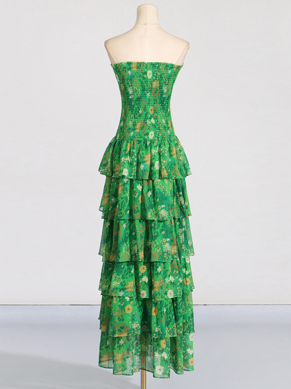Lotus Leaf Long Dress