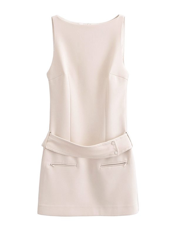 Belted Fitted Dress