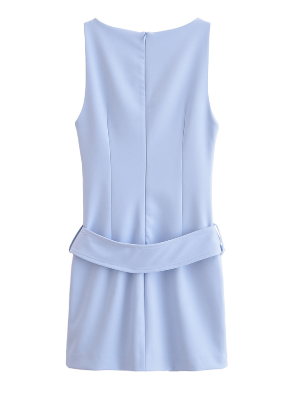 Belted Fitted Dress