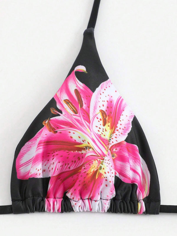 Retro Tropical Three-Piece Beach Set