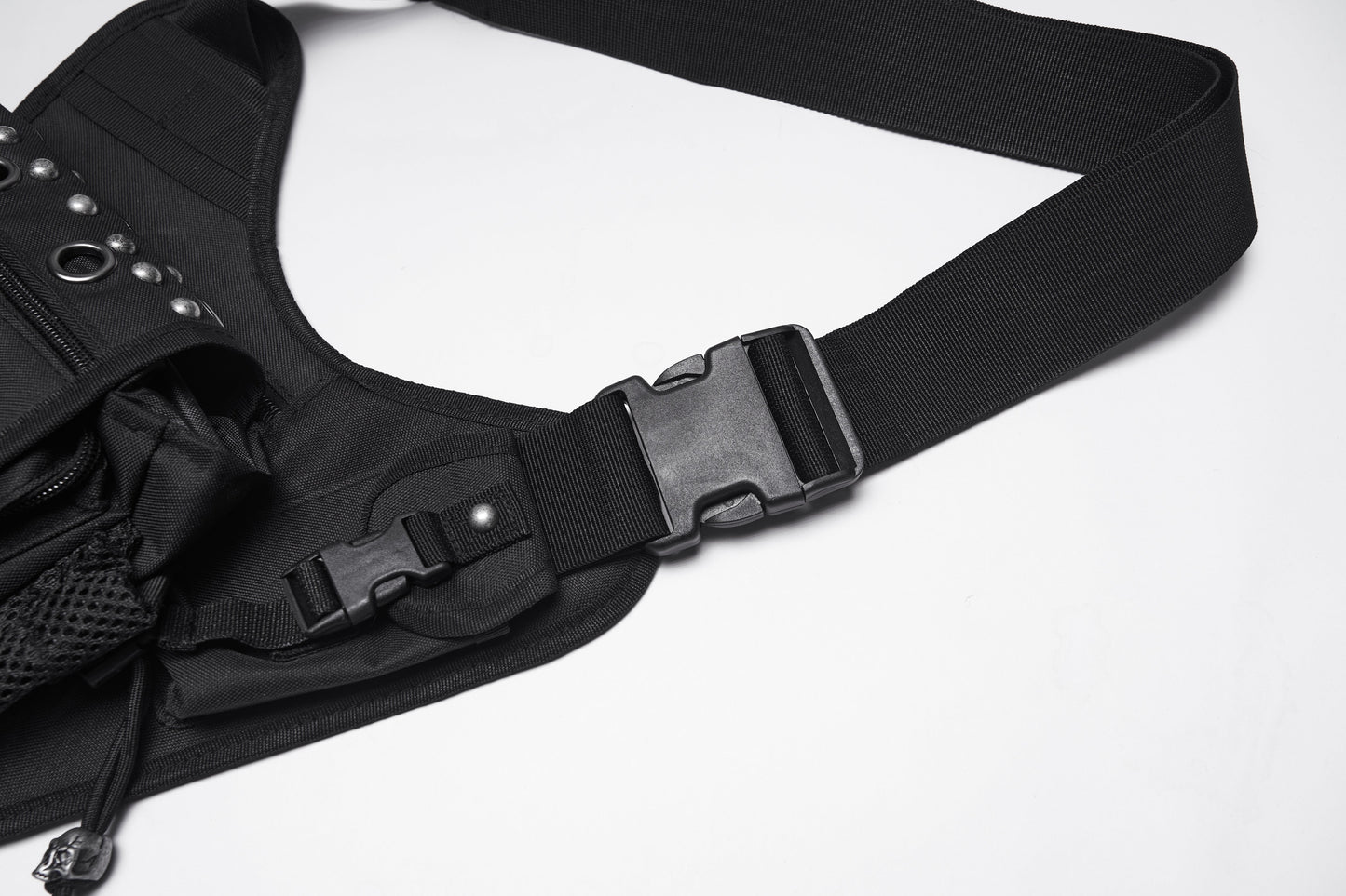 Techwear Skull Waist–Leg Bag