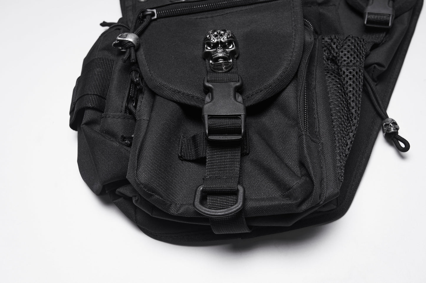 Techwear Skull Waist–Leg Bag