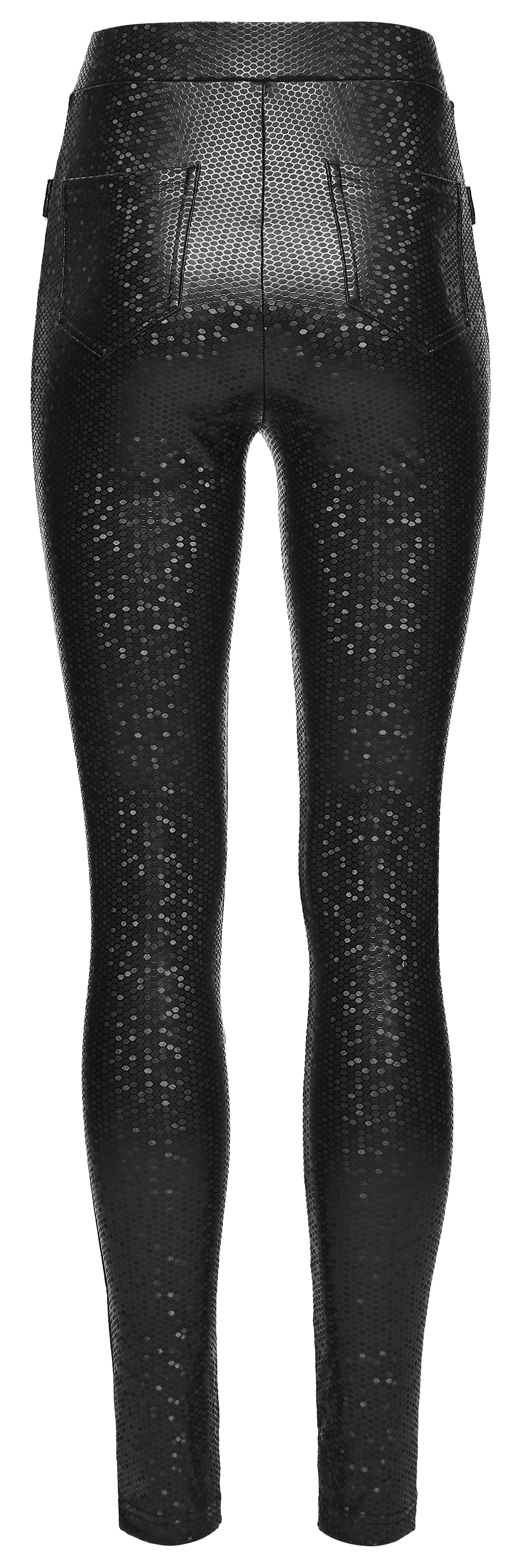 Punk Rave Ravenna Leggings – Black Prism Finish