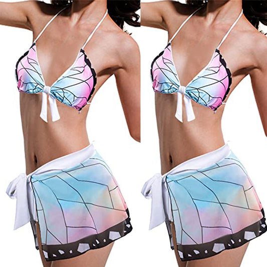 Three-Pack Cosplay Bikini Beach Swimsuit