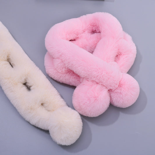 Double-Sided Eco-Friendly Fur Scarf