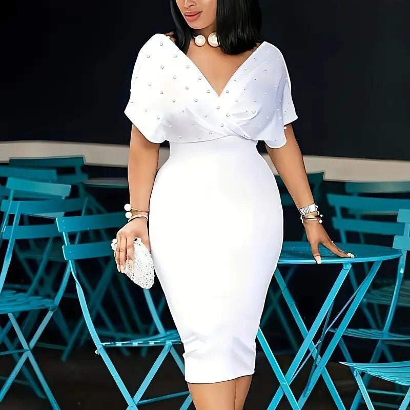 Bodycon Pencil Midi Dress - US Only