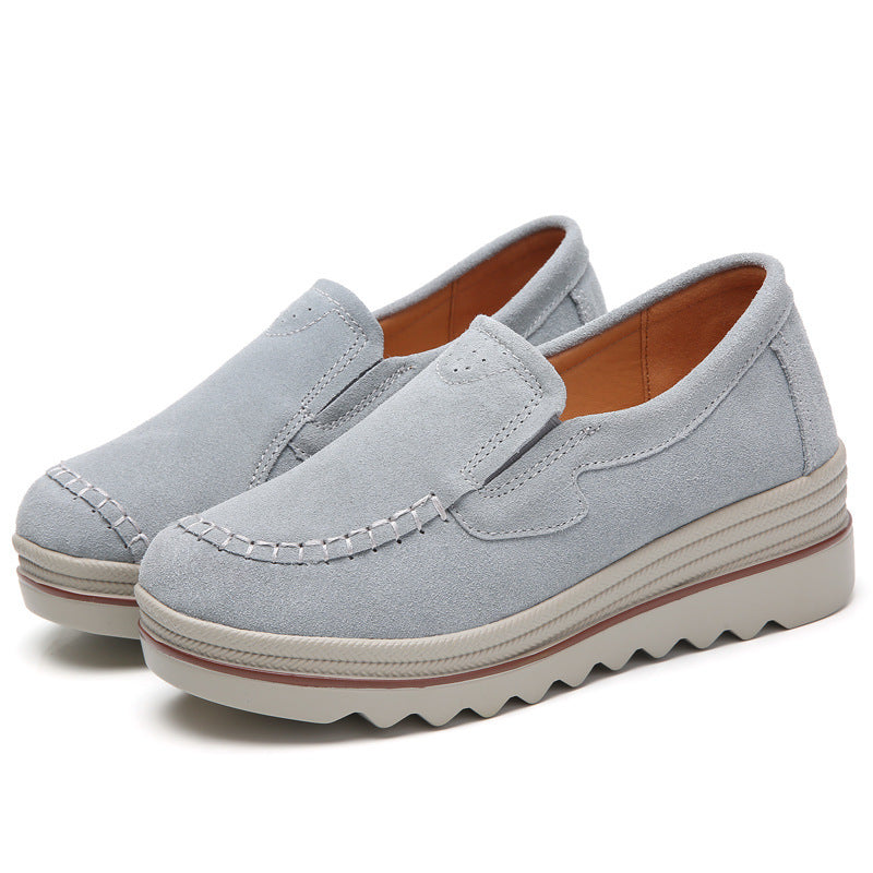 Leather Casual Shoes  For Women