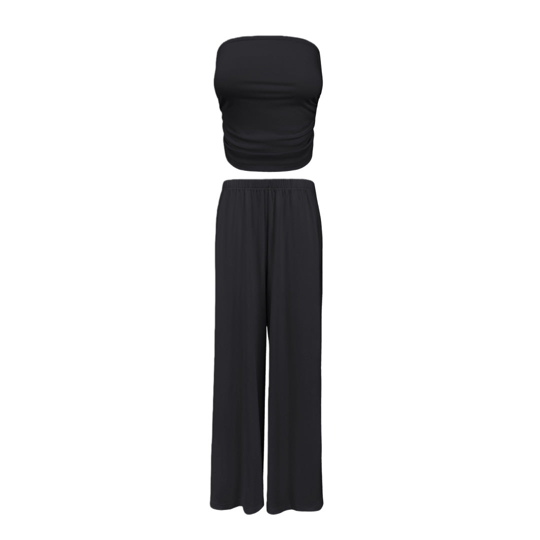 Loose-fitting Pants Summer Outfit European And American Style Two-piece