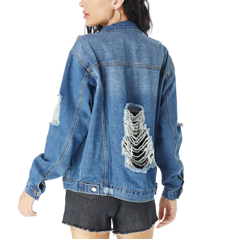 Slim All-Match Denim Jacket For Women