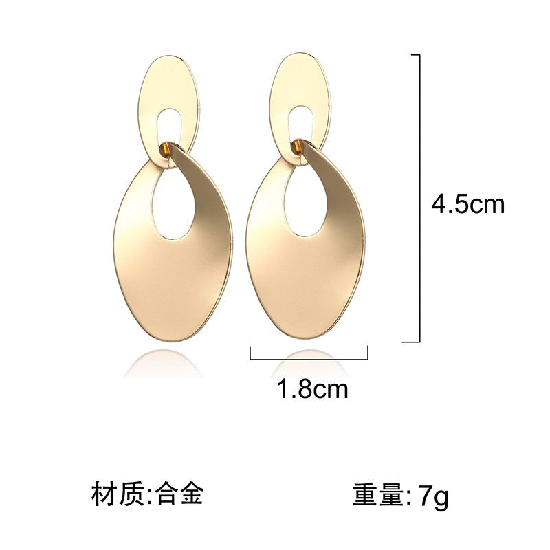 Hollow Double-Hoop Earrings