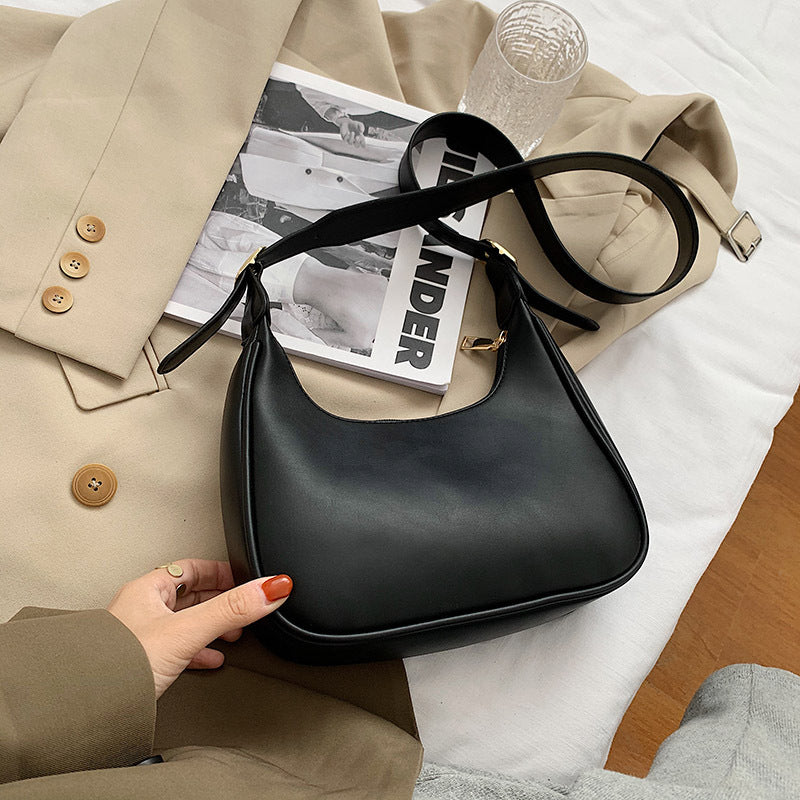 Retro Handbags Underarm Handbags Simple Fashion Handbags Shoulder Messenger Dumpling Bag