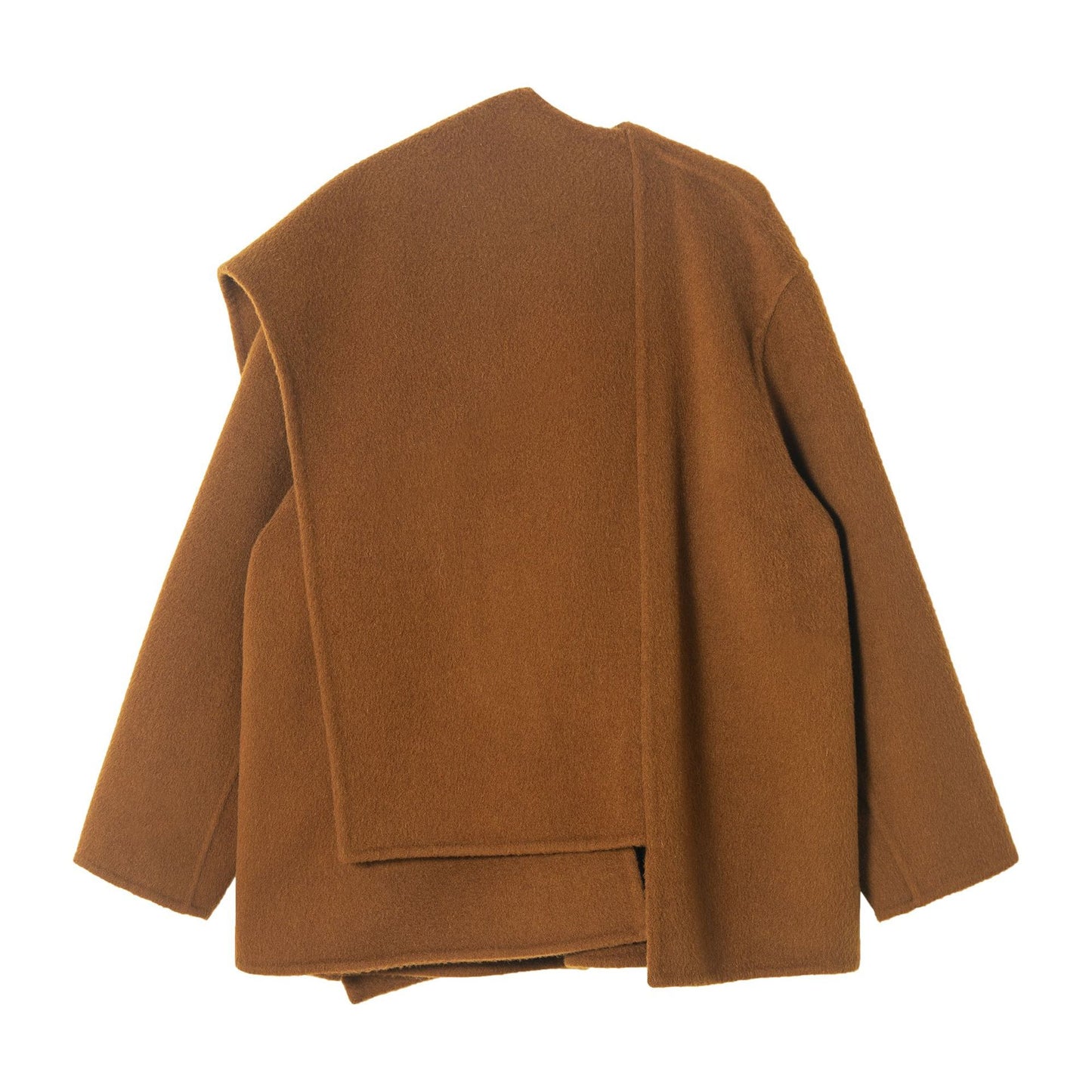 Large Scarf Woollen Shawl Coat