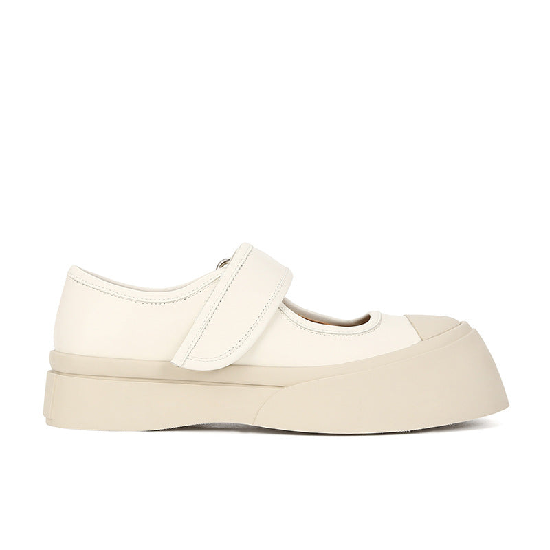 Velcro Platform Canvas Shoes