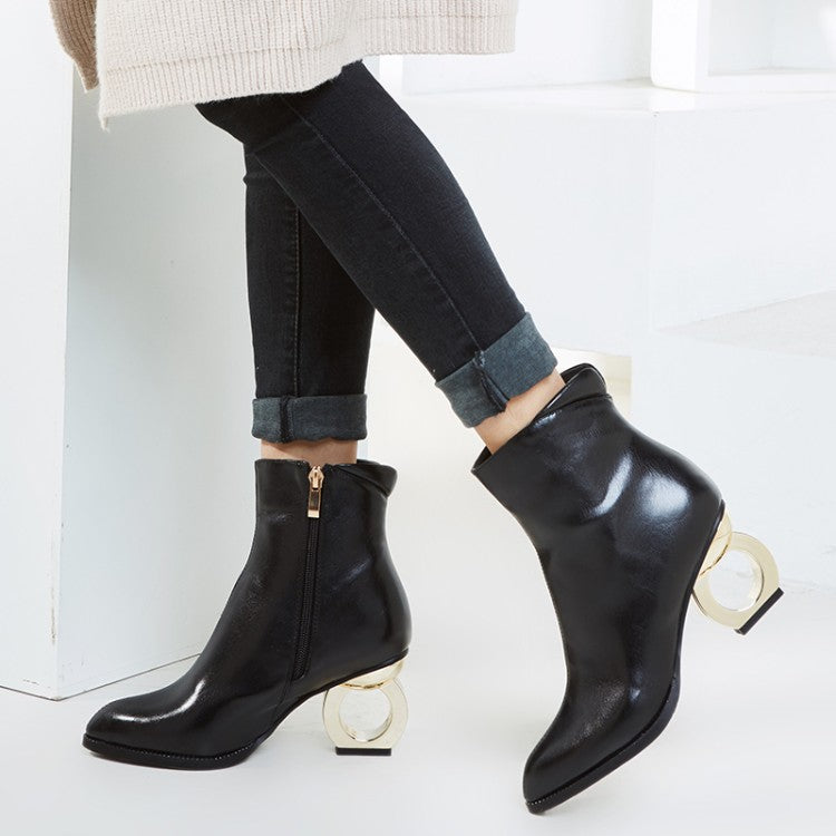 Elegant Pointed Short Boots