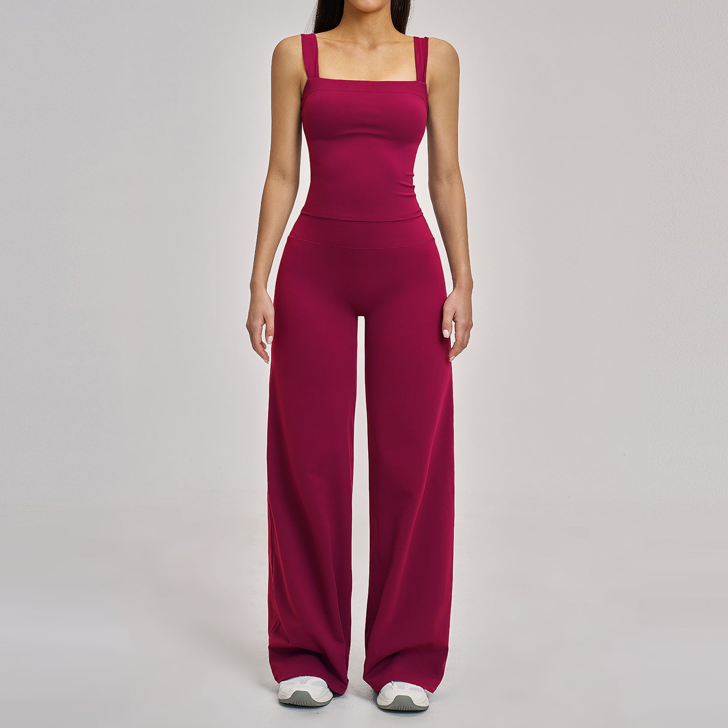 Women's Wide-Leg Sports Outfit