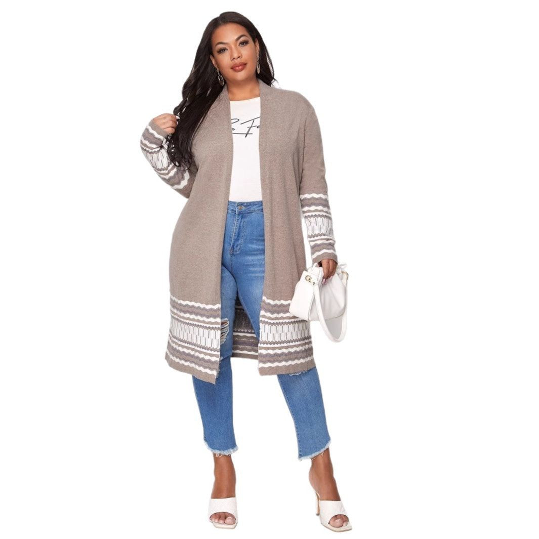 Large Size Women's Cardigan Jacket
