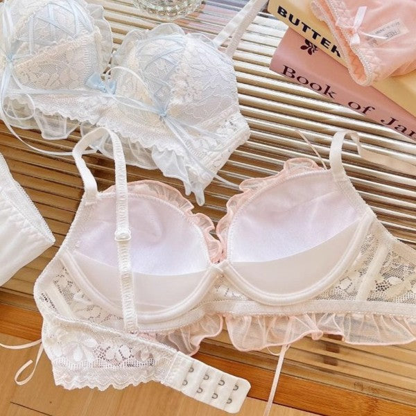 Japanese-style Lace Lingerie Set For Women