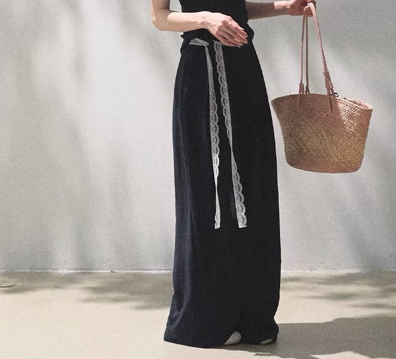 Linen Off-shoulder Short-sleeve Shirt Casual Set