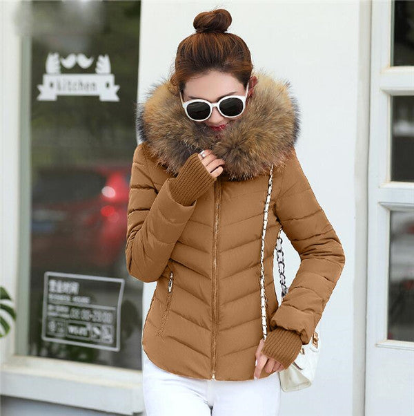 Women's Brown Parka Jacket