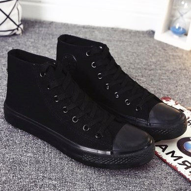 High-Top Flat Cloth Shoes